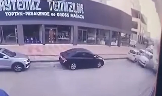 Tokat’ta Cip ile Otomobil Çarpıştı: O Anlar Kamerada
