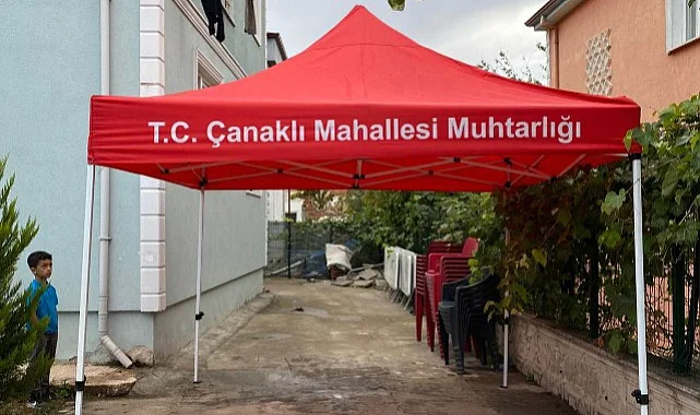 Vezirköprü’de Muhtarlıktan Vatandaşlara Ücretsiz Masa Sandalye Hizmeti