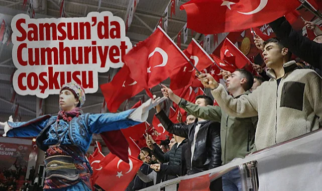 Samsun'da Cumhuriyet Coşkusu: 29 Ekim Gururla Kutlandı
