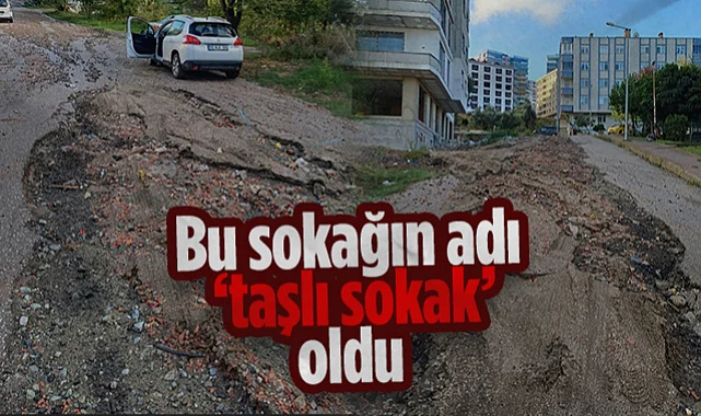 Atakum'da Bu Sokağın Adı Taşlı Sokak Oldu
