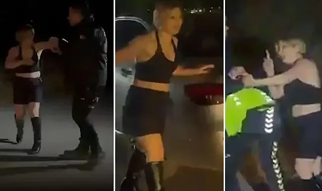Babam Savcı Diyen Kadın Polisi Tehdit Etti