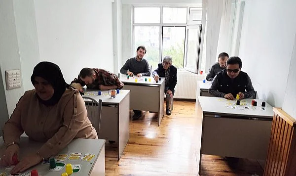 Bafra’da Görme Engellilere Akıl ve Zekâ Oyunları Kursu