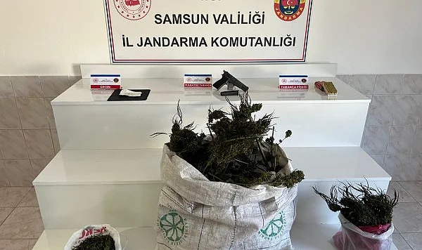 Bafra'da Jandarma Uyuşturucu Tacirine Geçit Vermedi! 3 Kilo Esrar Ele Geçirildi...