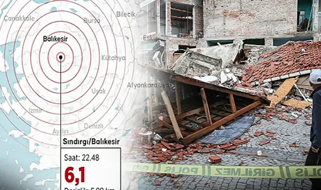 Şok Açıklama: Balıkesir Depreminde Atom Bombası Kadar Enerji Açığa Çıktı! Merkezdeki Şiddet 8
