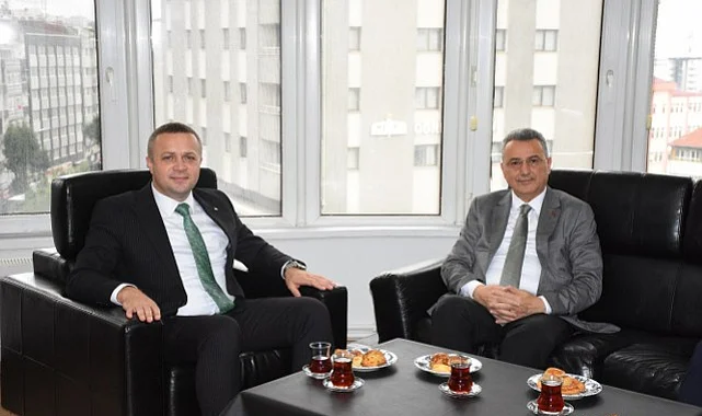 Başkan İhsan Kurnaz’dan AA Samsun Bölge Müdürlüğüne Ziyaret