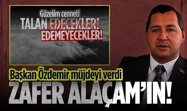 Başkan Özdemir Müjdeyi Verdi, Zafer Alaçam'ın! Dürtmen'de Maden Arama Talebinden Vazgeçildi...