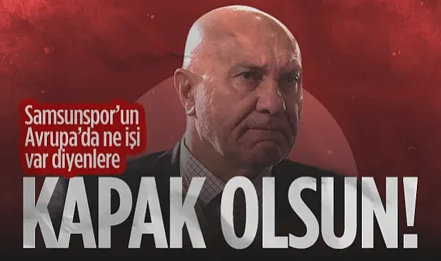 Başkan Yüksel Yıldırım Kiev Galibiyeti Sonrası Konuştu: Samsunspor'un Avrupa'da Ne İşi Var Diyenlere Kapak Olsun!