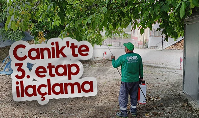 Canik Belediyesi Kahverengi Kokarca Mücadelesinde 3. Etap İlaçlamayı Sürdürüyor