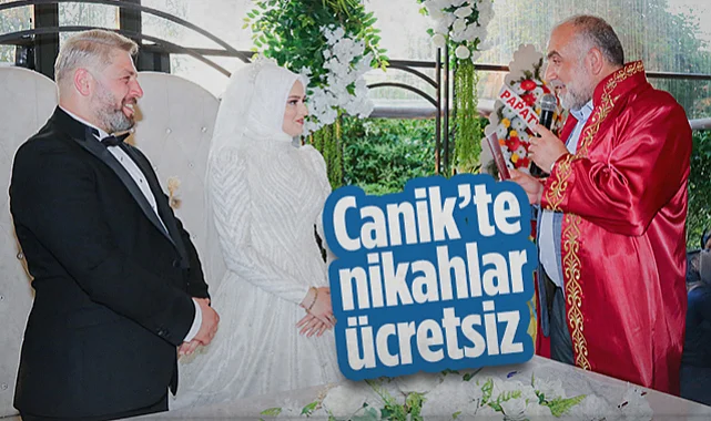 Canik Belediyesi'nde Nikahlar Ücretsiz