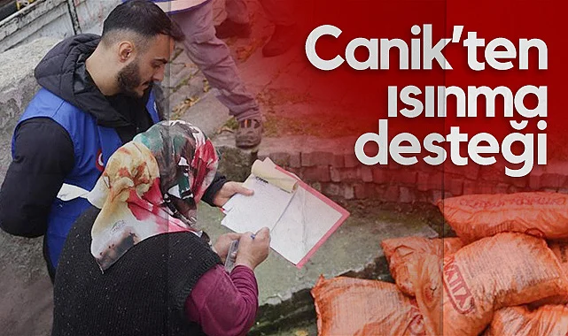 Canik Belediyesi'nden Isınma Desteği
