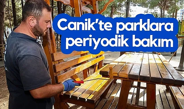 Canik’te Parklara Periyodik Bakım