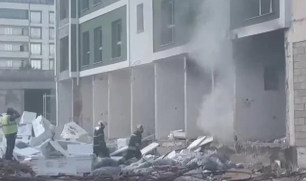 Deprem Konutlarında Yangın: Teslim Aşamasındaki Binalarda Maddi Hasar Oluştu