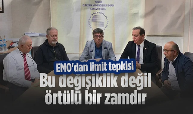 Elektrik Mühendisleri Odası'ndan Limit Tepkisi: Bu Değişiklik Değil Örtülü Bir Zamdır