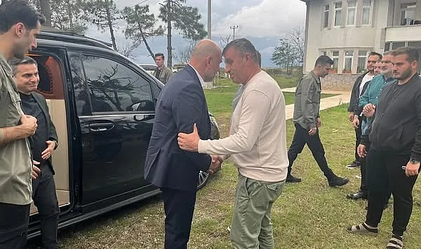 Eski İçişleri Bakanı Süleyman Soylu Bafra’da Taziyeye Katıldı