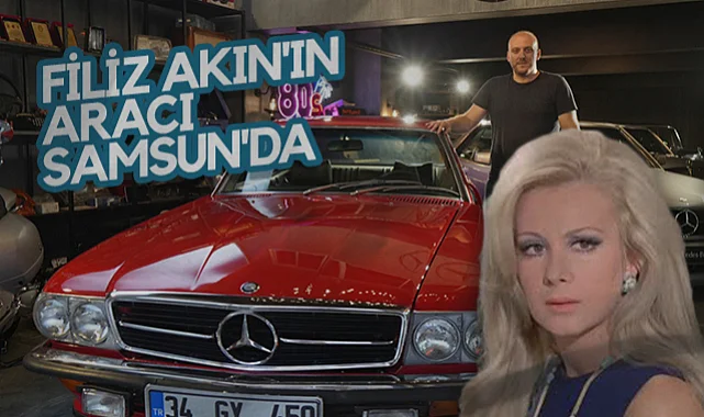 Filiz Akın'ın 1974 Model Klasik Mercedes'i Samsun'da