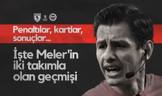İşte Hakem Halil Umut Meler'in Samsunspor ve Fenerbahçe Karnesi