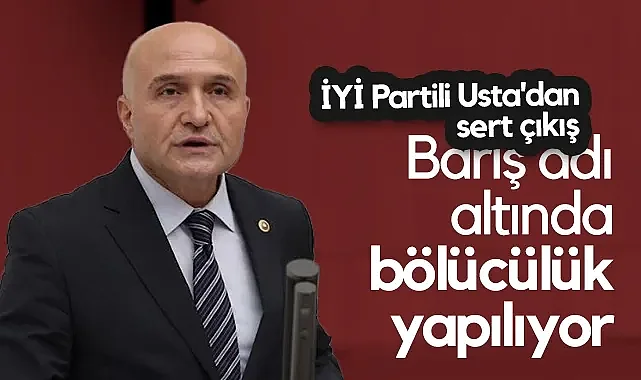 İYİ Partili Erhan Usta'dan Sert Çıkış: Barış Adı Altında Bölücülük Yapılıyor