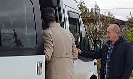 Ladik'te Servis Minibüsleri Denetlendi