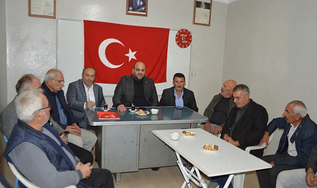MHP Havza'dan Muhtarlara Ziyaret: Derdiniz Derdimizdir