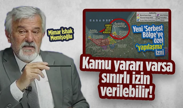 Mimar İshak Memişoğlu: Kamu Yararı Varsa Sınırlı İzin Verilebilir!