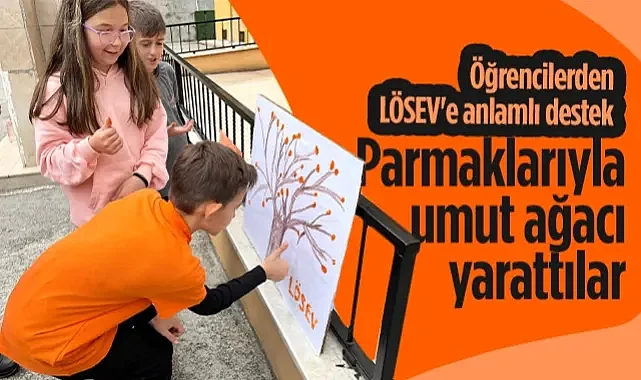 Okul Bahçesi Turuncuya Döndü! Samsun'da LÖSEV İçin Anlamlı Etkinlik!