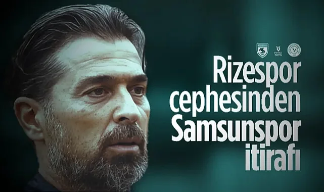 Rizespor Cephesinden Maç Sonrası Samsunspor İtirafı