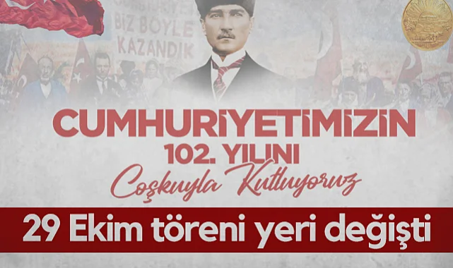 Samsun 29 Ekim Cumhuriyet Bayramı Töreni Yeri Değişti