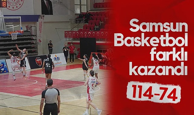 Samsun Basketbol Farklı Kazandı: 114-74