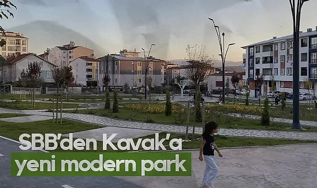 Samsun Büyükşehir Belediyesi’nden Kavak’a Modern Park