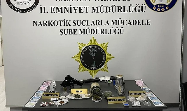 Samsun Çarşamba’da Uyuşturucu Operasyonu: 3 Kişi Yakalandı