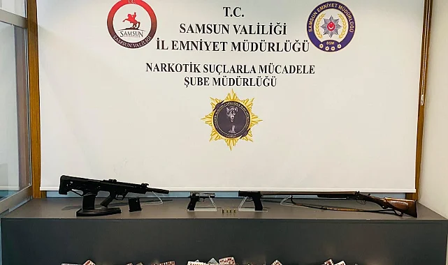 Samsun'da 10 Bin Sentetik Ecza Ele Geçirildi: 4 Gözaltı