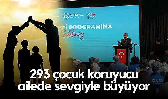Samsun'da 293 Çocuk Koruyucu Ailede Sevgiyle Büyüyor