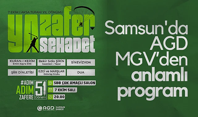 Samsun'da AGD-MGV’den Anlamlı Program