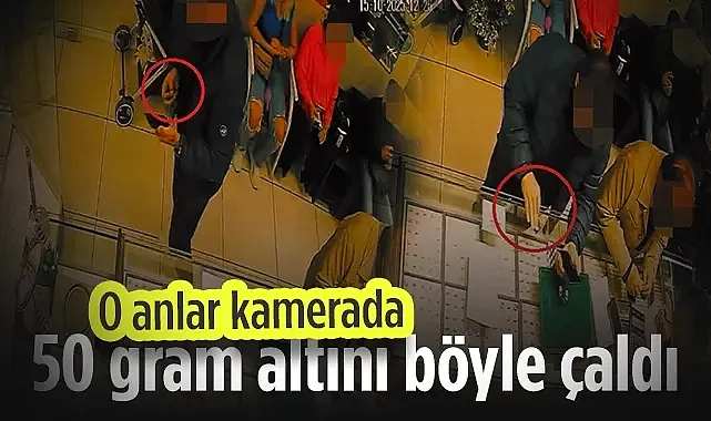Samsun'da Akıl Almaz Hırsızlık! 50 Gram Altını Böyle Çaldı...