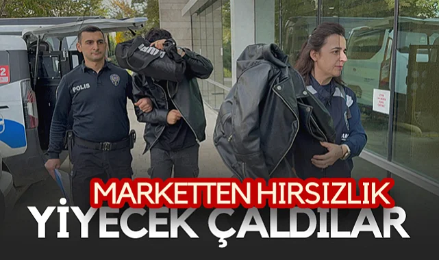 Samsun'da Alışveriş Merkezinden Yiyecek Ve İçki Çalan 2 Kişiye Gözaltı