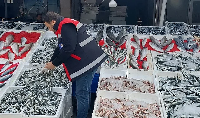 Samsun'da Balık Tezgahları Denetlendi