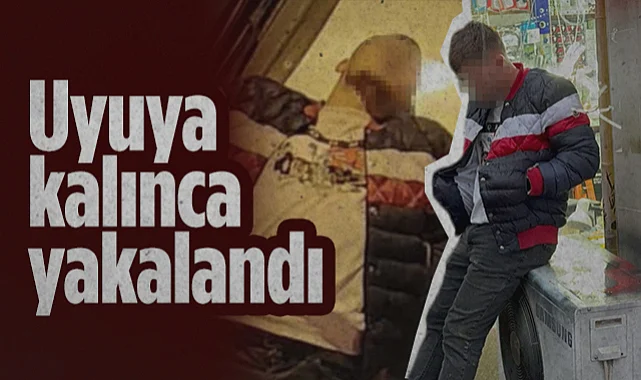 Samsun'da Camı Kırıp Dükkana Giren Şahıs Uyuya Kalınca Yakalandı