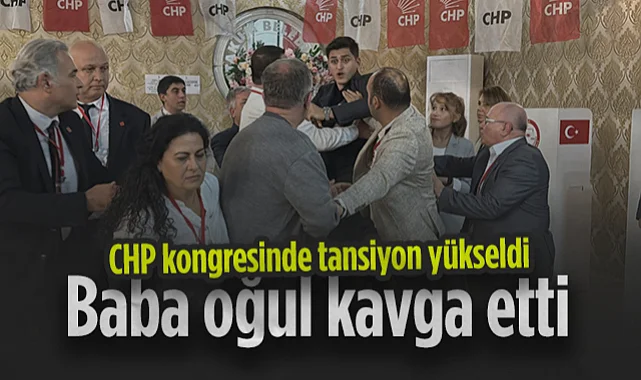 Samsun'da CHP Kongresinde Tansiyon Yükseldi: Baba ve Oğlu Kavga Etti