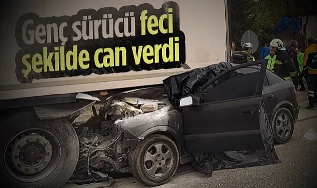 Samsun'da Feci Kaza: Tıra Arkadan Çarpan Genç Sürücü Hayatını Kaybetti