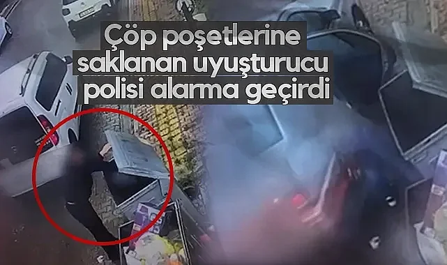 Samsun'da Film Gibi Narkotik Operasyonu: Çöp Poşetinden Binlerce Hap Çıktı