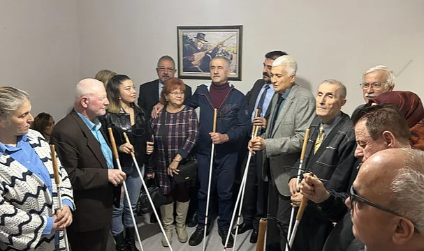 Samsun’da Görme Engellilere 15 Beyaz Baston Dağıtıldı