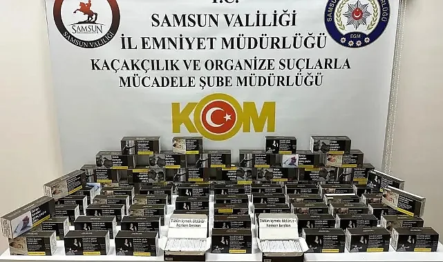 Samsun’da Kaçak Tütün Operasyonu: 1 Şüpheliye Adli İşlem