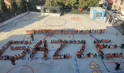 Samsun'da Öğrencilerden Gazze'ye Anlamlı Destek