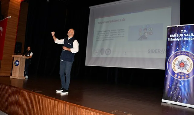Samsun’da Öğrencilere Siber Tehditlere Karşı Eğitim Verildi
