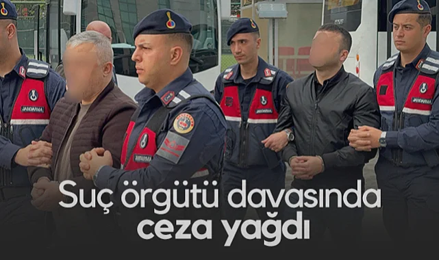 Samsun'da Suç Örgütü Davasında Ceza Yağdı
