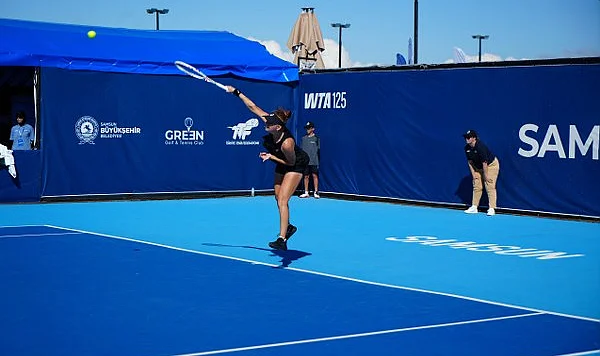 Samsun'da Uluslararası Tenis Turnuvası'nda İkinci Tur Heyecanı
