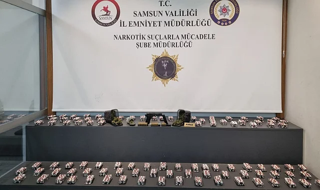 Samsun’da Uyuşturucu Operasyonu! 5 Binden Fazla Sentetik Hap Yakalandı