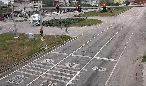 Samsun’daki Trafik Kazaları KGYS Kameralarına Yansıdı