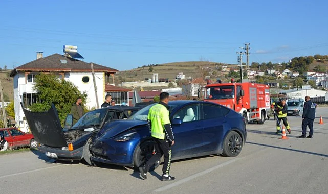 Samsun Havza’da İki Otomobil Çarpıştı: 1 Yaralı