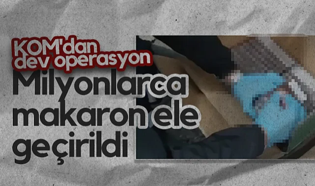 Samsun KOM'dan Dev Tütün Kaçakçılığı Operasyonu: Milyonlarca Makaron Ele Geçirildi